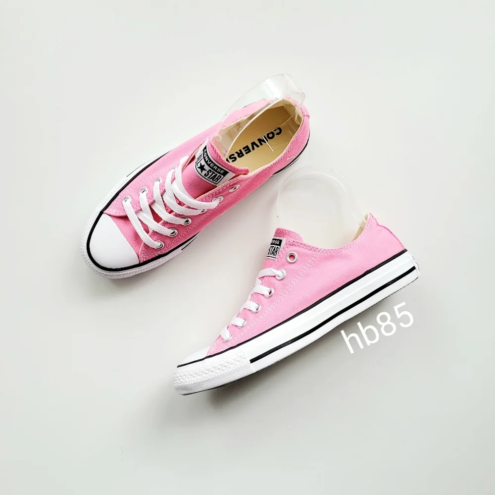 Converse CTAS OX Pink White Black Women's 5 - Picture 1 of 6